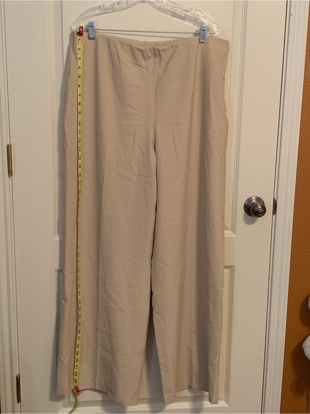 NWT Coldwater Creek Tropical Weight Wool Pants with Crepe Lining & Side Zipper